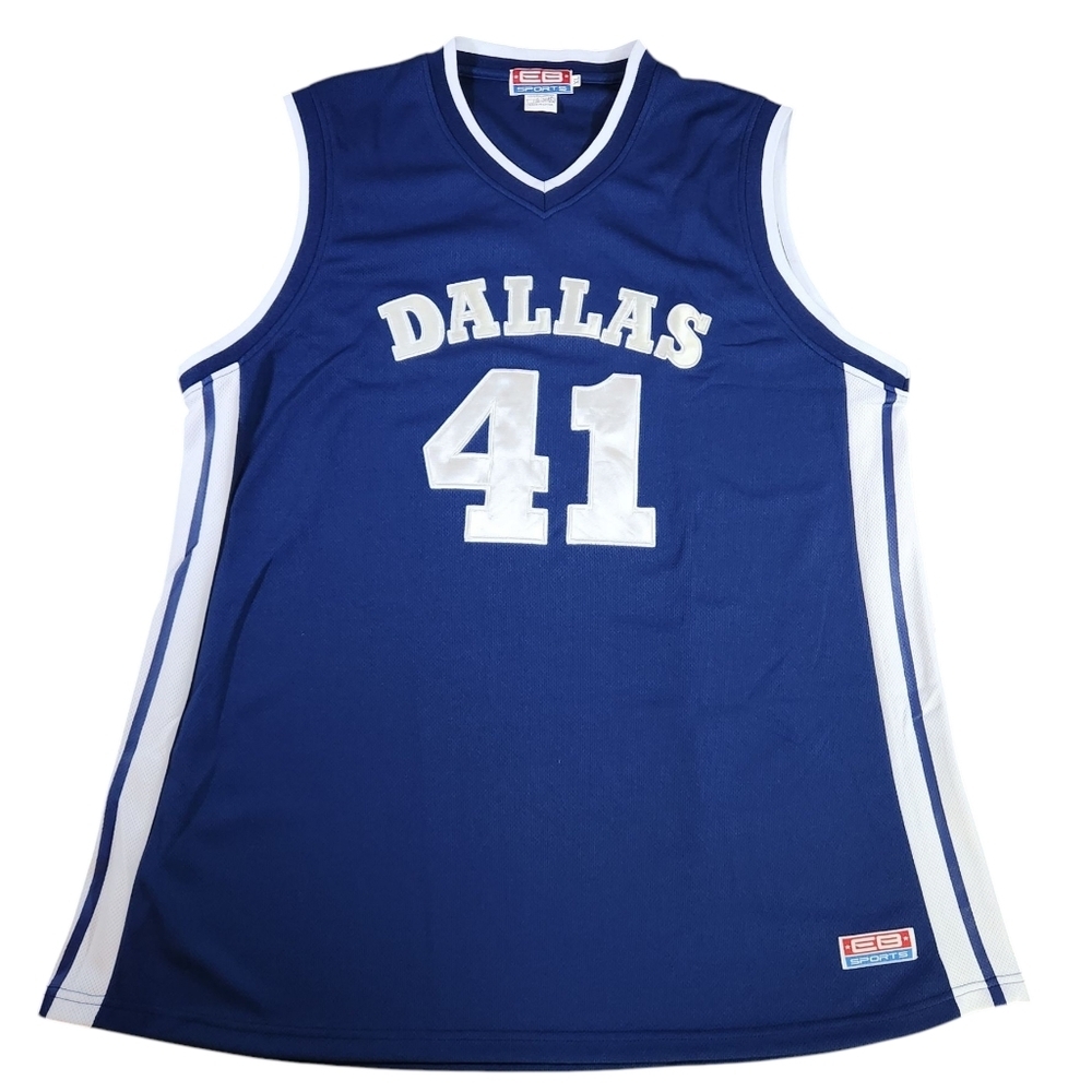 EB Sports Dallas Mavericks Dirk Nowitzki #41 Stitched Jersey NBA Basketball XL